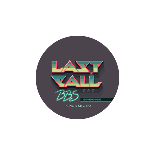 Last Call BBS coaster